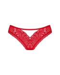 Obsessive - Czerwone Figi Z Delikatnej Koronki Chilisa M/L