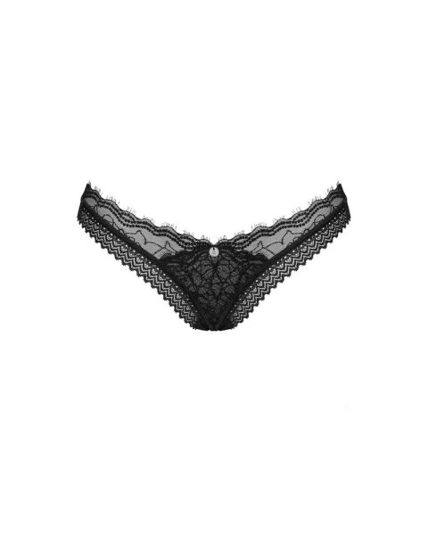 Obsessive - Seksowne Czarne Koronkowe Stringi Medilla XL/2XL Obsessive - Seksowne Czarne Koronkowe Stringi Medilla XL/2XL