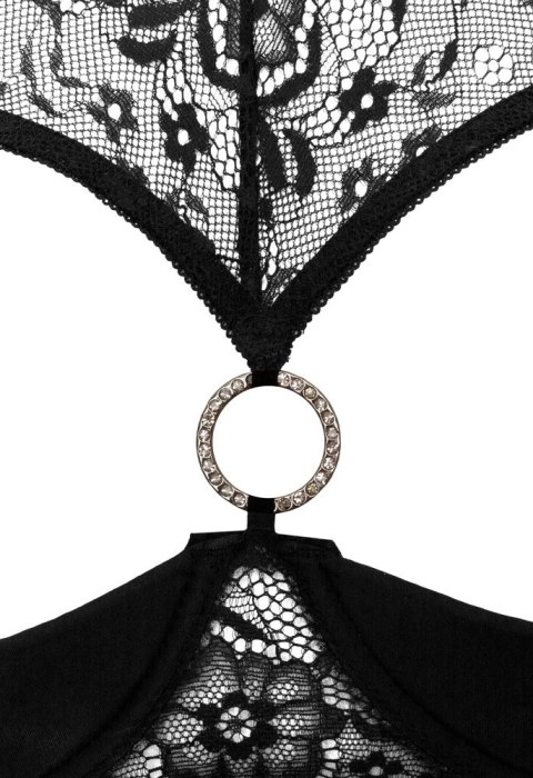 Cottelli LINGERIE - Koronkowy 2-Częściowy Set Biustonosz Bez Miseczek I Wysokie Otwarte Stringi 80B/M Cottelli LINGERIE - Koronkowy 2-Częściowy Set Biustonosz Bez Miseczek I Wysokie Otwarte Stringi 80B/M