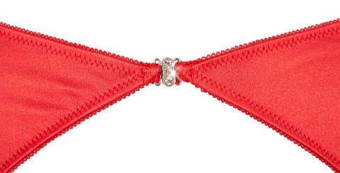 Cottelli LINGERIE - Seksowny Czerwony Satynowy 3-Częściowy Set 85C/L Cottelli LINGERIE - Seksowny Czerwony Satynowy 3-Częściowy Set 85C/L