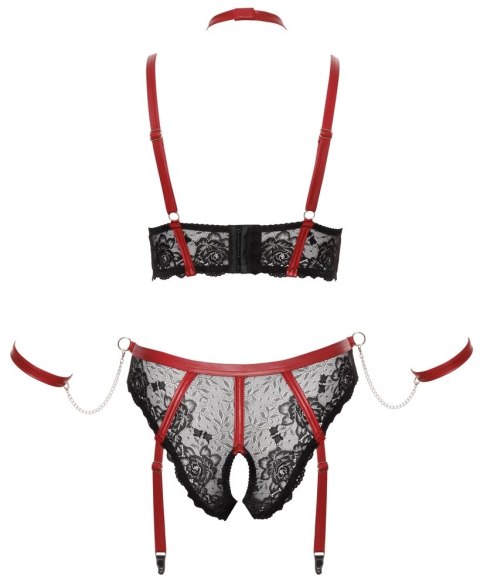 Cottelli Bondage - Seksowny 2-Częściowy Komplecik Z Delikatnej Koronki 2XL Cottelli Bondage - Seksowny 2-Częściowy Komplecik Z Delikatnej Koronki 2XL