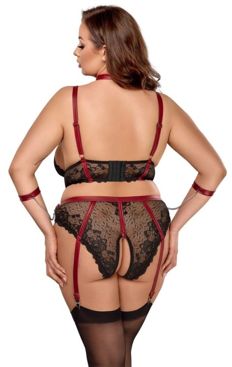 Cottelli Bondage - Seksowny 2-Częściowy Komplecik Z Delikatnej Koronki 3XL Cottelli Bondage - Seksowny 2-Częściowy Komplecik Z Delikatnej Koronki 3XL