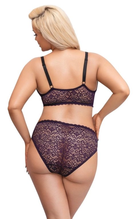 Cottelli CURVES - Seksowny 2-Częściowy Zestaw Z Fioletowej Koronki 4XL Cottelli CURVES - Seksowny 2-Częściowy Zestaw Z Fioletowej Koronki 4XL