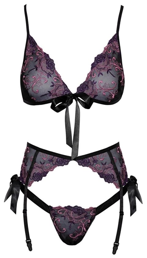Kissable - Gorący Komplecik Ze Zmysłowej Koronki Czarny S/M Kissable - Gorący Komplecik Ze Zmysłowej Koronki Czarny S/M