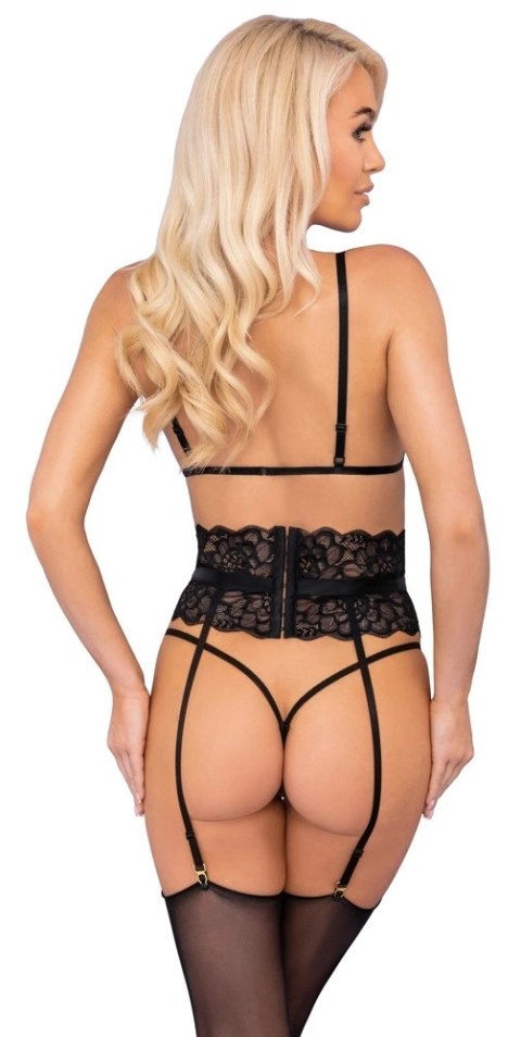 Kissable - Seksowny Czarny Koronkowy Komplecik S/M Kissable - Seksowny Czarny Koronkowy Komplecik S/M