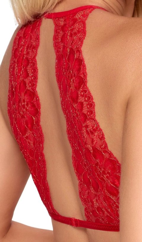 Kissable - Seksowny Koronkowy Czerwony Komplecik S/M Kissable - Seksowny Koronkowy Czerwony Komplecik S/M