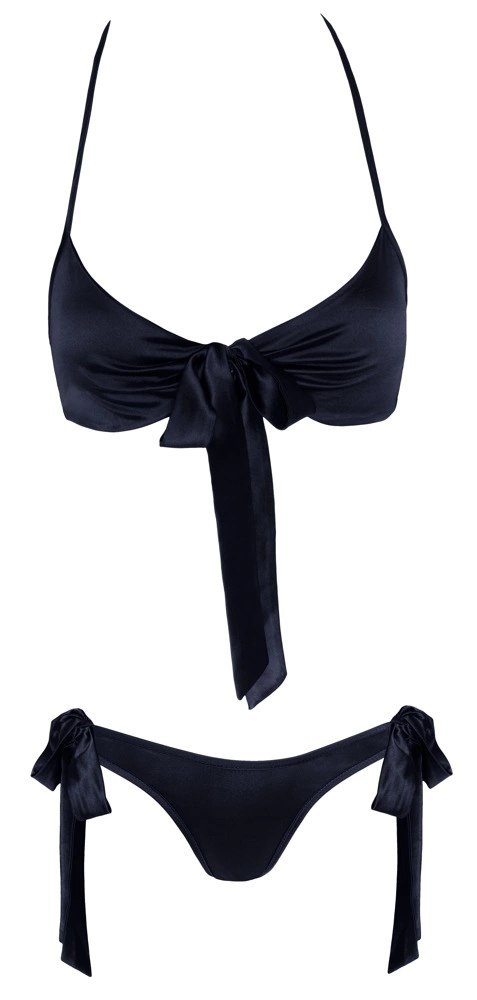 Cottelli LINGERIE - Gorący Wiązany 2-Częściowy Set Czarny S/M Cottelli LINGERIE - Gorący Wiązany 2-Częściowy Set Czarny S/M