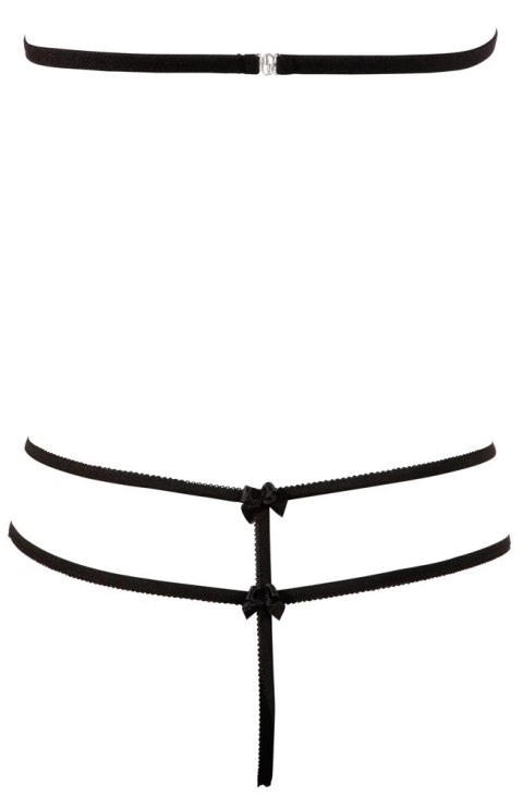 Cottelli LINGERIE - Zmysłowe Koronkowy Zestaw Biustonosz I Stringi Czarny M Cottelli LINGERIE - Zmysłowe Koronkowy Zestaw Biustonosz I Stringi Czarny M