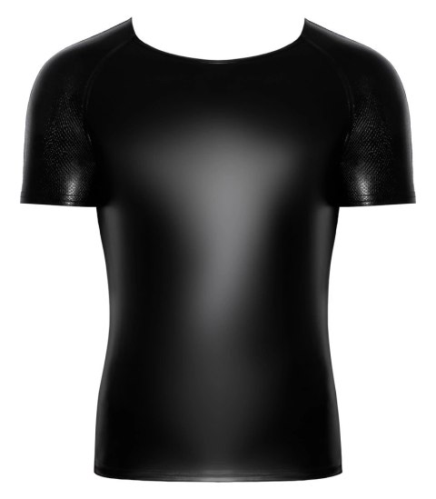 Noir - Seksowna Męska Koszulka Czarny Mat 2XL Noir - Seksowna Męska Koszulka Czarny Mat 2XL