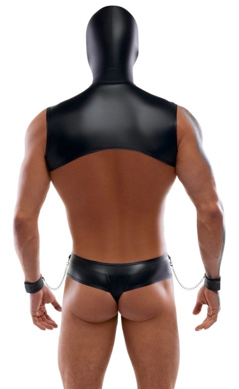 Svenjoyment Bondage - Seksowny 2-Częściowy Matowy Męski Zestaw BDSM Czarny M Svenjoyment Bondage - Seksowny 2-Częściowy Matowy Męski Zestaw BDSM Czarny M