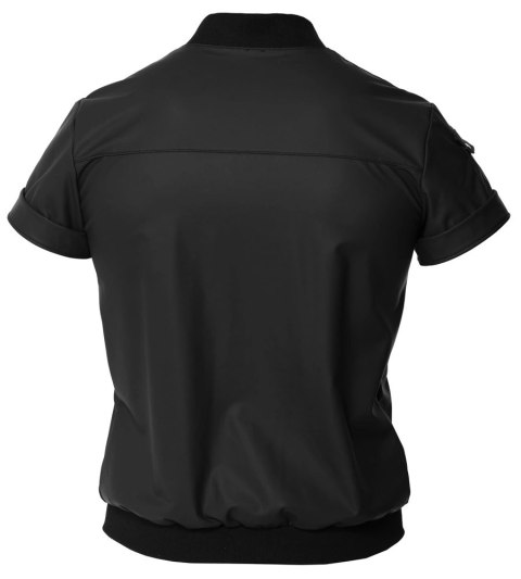 Svenjoyment - Czarna Krótka Męska Koszula O Matowym Wyglądzie 2XL Svenjoyment - Czarna Krótka Męska Koszula O Matowym Wyglądzie 2XL