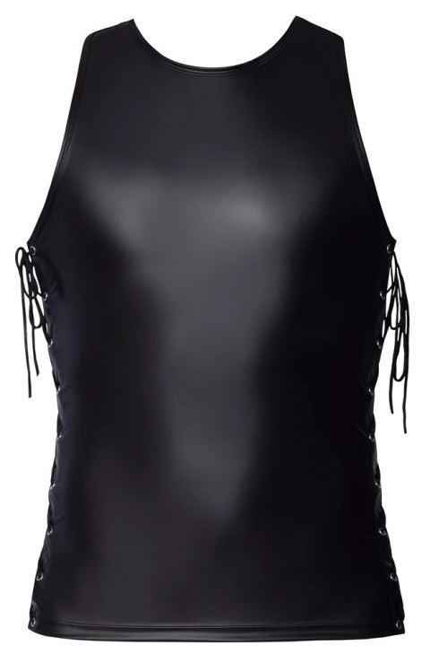Svenjoyment - Męski Matowy Bezrękawnik Z Eleganckim Sznurowaniem XL Svenjoyment - Męski Matowy Bezrękawnik Z Eleganckim Sznurowaniem XL
