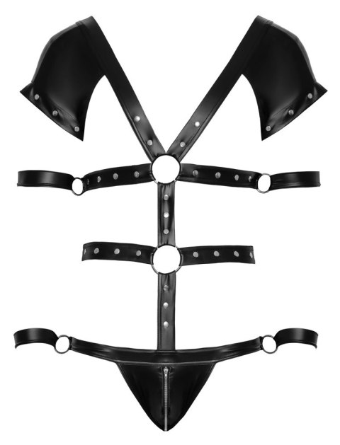 Svenjoyment Bondage - Seksowne Męskie Body Z Pasków BDSM Czarne L Svenjoyment Bondage - Seksowne Męskie Body Z Pasków BDSM Czarne L