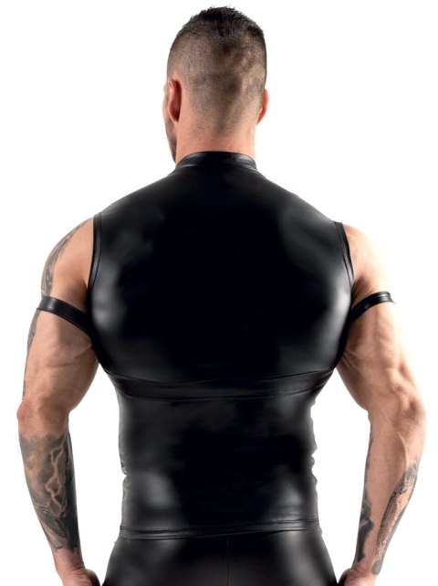 Svenjoyment Bondage - Seksowny Matowy Top Męski Z Ćwiekami Szelkami I Pasami XL Svenjoyment Bondage - Seksowny Matowy Top Męski Z Ćwiekami Szelkami I Pasami XL