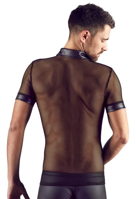 Svenjoyment - Męska Siateczkowa Koszulka Polo Z Kołnierzykiem Czarna 2XL Svenjoyment - Męska Siateczkowa Koszulka Polo Z Kołnierzykiem Czarna 2XL