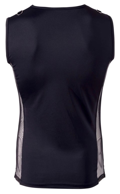 Svenjoyment - Męski Czarny Bezrękawnik Z Eleganckim Sznurowaniem XL Svenjoyment - Męski Czarny Bezrękawnik Z Eleganckim Sznurowaniem XL