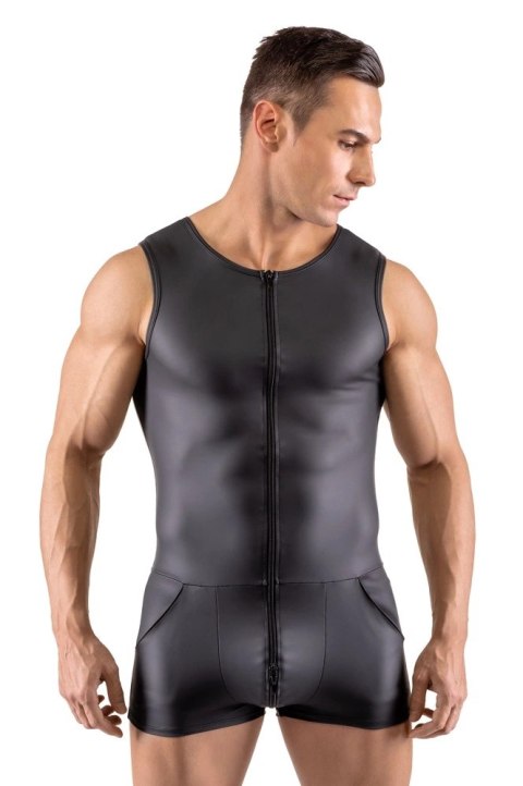 Svenjoyment - Seksowny Matowy Kombinezon Z Kieszeniami I Suwakiem Czarny 2XL Svenjoyment - Seksowny Matowy Kombinezon Z Kieszeniami I Suwakiem Czarny 2XL