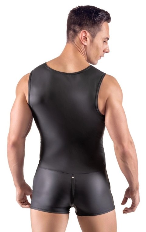 Svenjoyment - Seksowny Matowy Kombinezon Z Kieszeniami I Suwakiem Czarny 2XL Svenjoyment - Seksowny Matowy Kombinezon Z Kieszeniami I Suwakiem Czarny 2XL