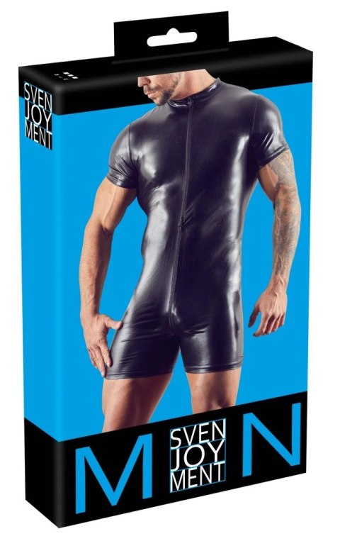 Svenjoyment - Seksowny Matowy Męski Krótki Kombinezon Z Suwakami XL Svenjoyment - Seksowny Matowy Męski Krótki Kombinezon Z Suwakami XL