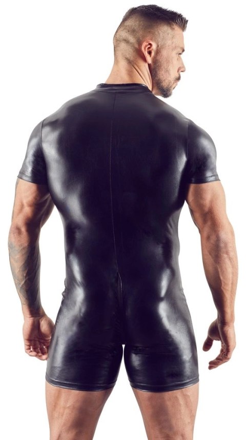 Svenjoyment - Seksowny Matowy Męski Krótki Kombinezon Z Suwakami XL Svenjoyment - Seksowny Matowy Męski Krótki Kombinezon Z Suwakami XL