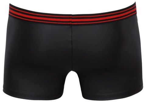 Svenjoyment - Czarne Matowe Bokserki Z Czerwonym Suwakiem I Paskiem XL Svenjoyment - Czarne Matowe Bokserki Z Czerwonym Suwakiem I Paskiem XL