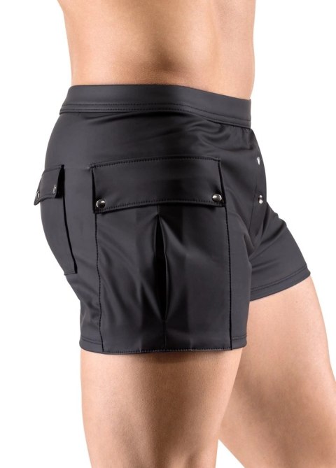Svenjoyment - Czarne Męskie Szorty Z Dużymi Kieszeniami 2XL Svenjoyment - Czarne Męskie Szorty Z Dużymi Kieszeniami 2XL