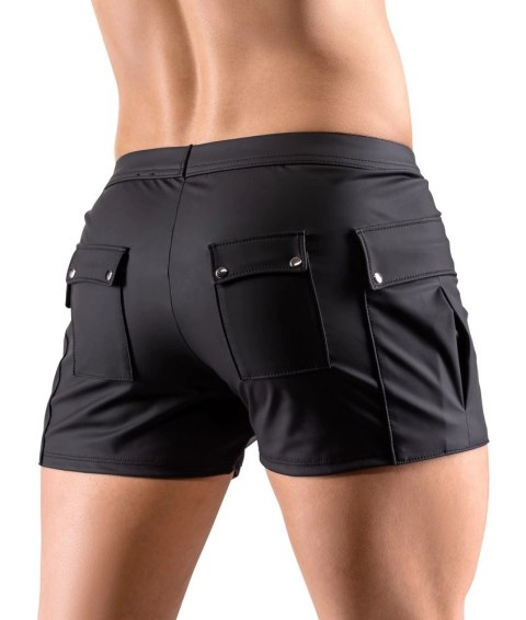 Svenjoyment - Czarne Męskie Szorty Z Dużymi Kieszeniami 2XL Svenjoyment - Czarne Męskie Szorty Z Dużymi Kieszeniami 2XL
