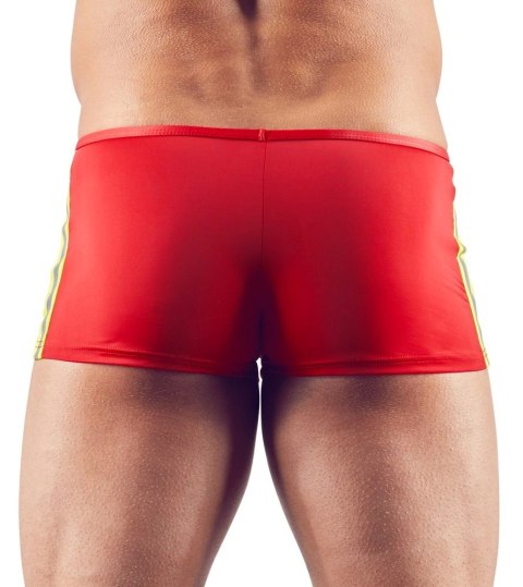Svenjoyment - Czerwone Bokserki Z Odblaskiem Suwakiem I Kieszonkami 2XL Svenjoyment - Czerwone Bokserki Z Odblaskiem Suwakiem I Kieszonkami 2XL