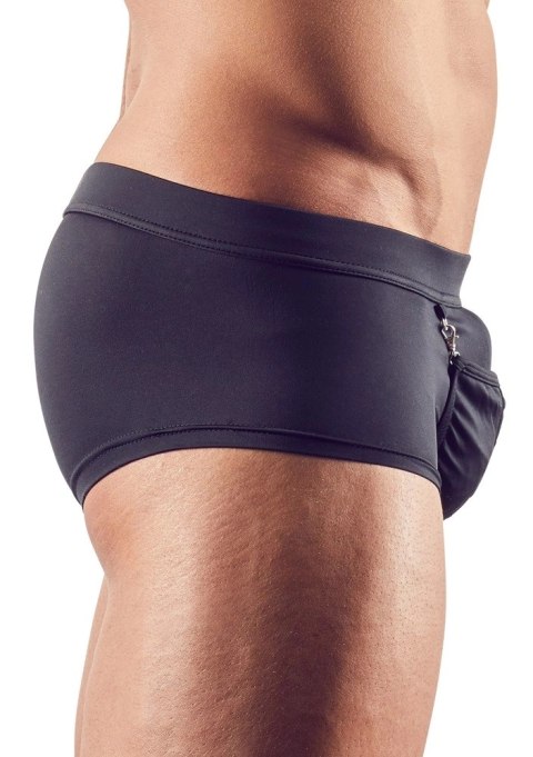 Svenjoyment - Męskie Bokserki W Stylu Pirackim Z Kieszonką I Karabińczykiem Czarne XL Svenjoyment - Męskie Bokserki W Stylu Pirackim Z Kieszonką I Karabińczykiem Czarne XL
