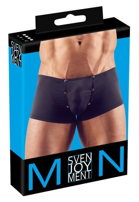 Svenjoyment - Męskie Bokserki Z Odpinaną Kieszonką Czarne S Svenjoyment - Męskie Bokserki Z Odpinaną Kieszonką Czarne S