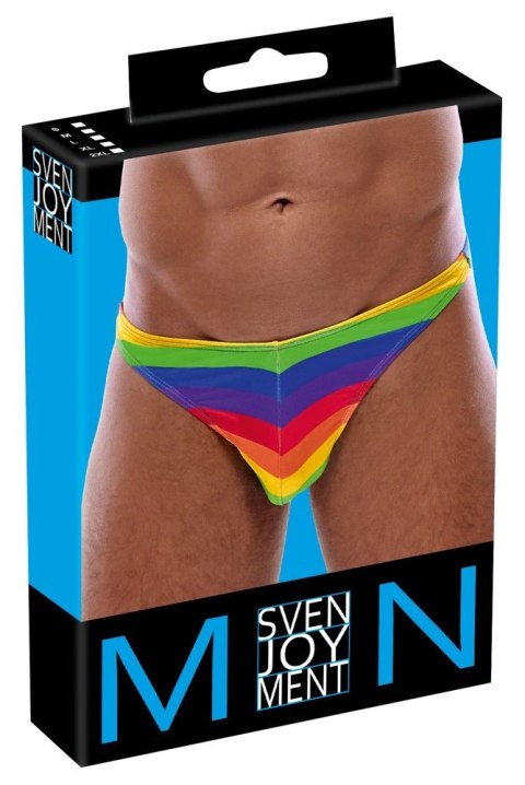Svenjoyment - Męskie Stringi W Kolorach Tęczy L Svenjoyment - Męskie Stringi W Kolorach Tęczy L