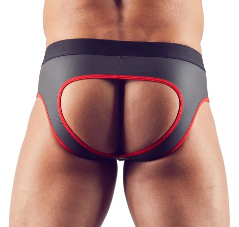 Svenjoyment - Seksowne Jockstrap Otwarte Z Tyłu I Zamkiem Na Penisa Czarno/Czerwone XL Svenjoyment - Seksowne Jockstrap Otwarte Z Tyłu I Zamkiem Na Penisa Czarno/Czerwone XL