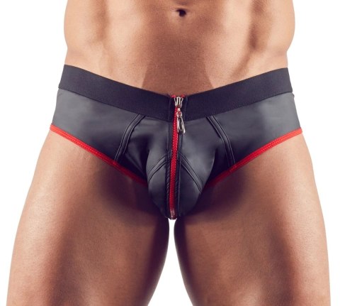 Svenjoyment - Seksowne Jockstrap Otwarte Z Tyłu I Zamkiem Na Penisa Czarno/Czerwone XL Svenjoyment - Seksowne Jockstrap Otwarte Z Tyłu I Zamkiem Na Penisa Czarno/Czerwone XL