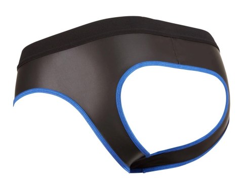 Svenjoyment - Seksowne Jockstrap Otwarte Z Tyłu I Zamkiem Na Penisa Czarno/Niebieskie M Svenjoyment - Seksowne Jockstrap Otwarte Z Tyłu I Zamkiem Na Penisa Czarno/Niebieskie M