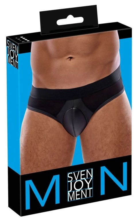 Svenjoyment - Seksowne Męskie Matowe Majtki Z Wstawkami Z Siatki Czarne L Svenjoyment - Seksowne Męskie Matowe Majtki Z Wstawkami Z Siatki Czarne L
