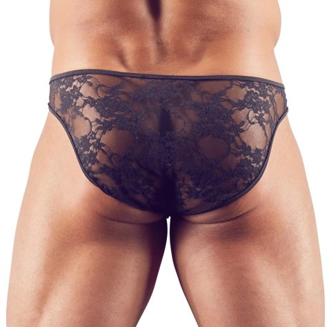 Svenjoyment - Seksowne Męskie Slipy Z Kwiatowej Koronki Czarne XL Svenjoyment - Seksowne Męskie Slipy Z Kwiatowej Koronki Czarne XL