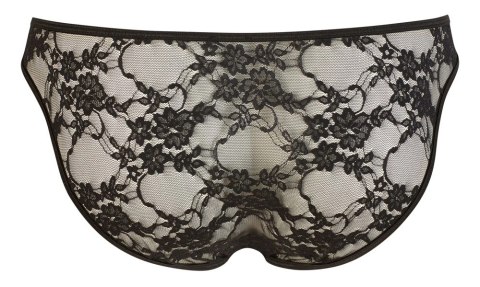 Svenjoyment - Seksowne Męskie Slipy Z Kwiatowej Koronki Czarne XL Svenjoyment - Seksowne Męskie Slipy Z Kwiatowej Koronki Czarne XL