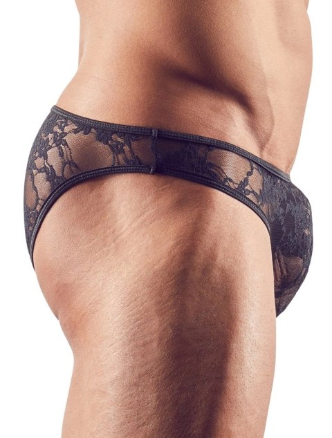 Svenjoyment - Seksowne Męskie Slipy Z Kwiatowej Koronki Czarne L Svenjoyment - Seksowne Męskie Slipy Z Kwiatowej Koronki Czarne L