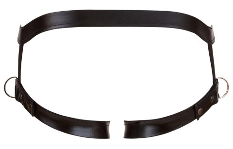 Svenjoyment - Matowe Męskie Majtki Jockstrap Z Paskami Na Uda Czarne M-L Svenjoyment - Matowe Męskie Majtki Jockstrap Z Paskami Na Uda Czarne M-L