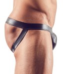 Svenjoyment - Seksowne Męskie Majtki Jockstrap Z Elastycznych Pasków Czarne M