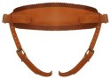 ZADO - Skórzana Uprząż Strap-On Brązowa 2XL