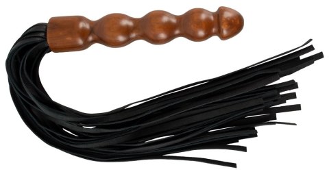 ZADO - Skórzany Pejcz Z Elegancką Drewnianą Raczką ZADO - Skórzany Pejcz Z Elegancką Drewnianą Raczką