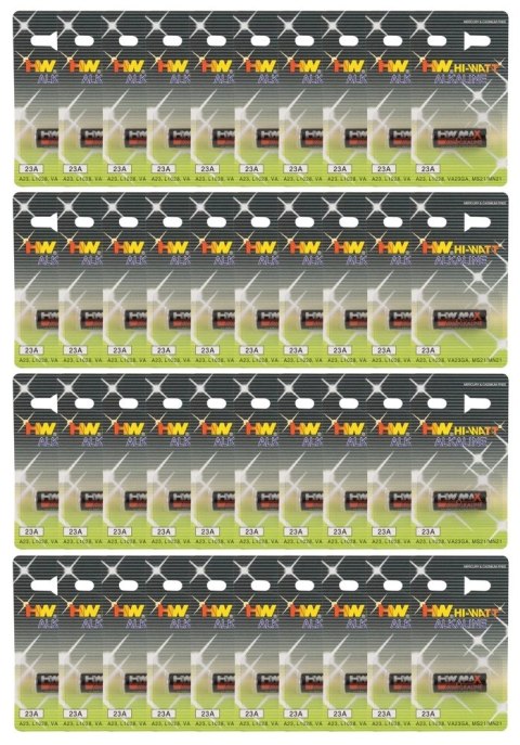 Akumulator HW Max 23A 40x1 Akumulator HW Max 23A 40x1