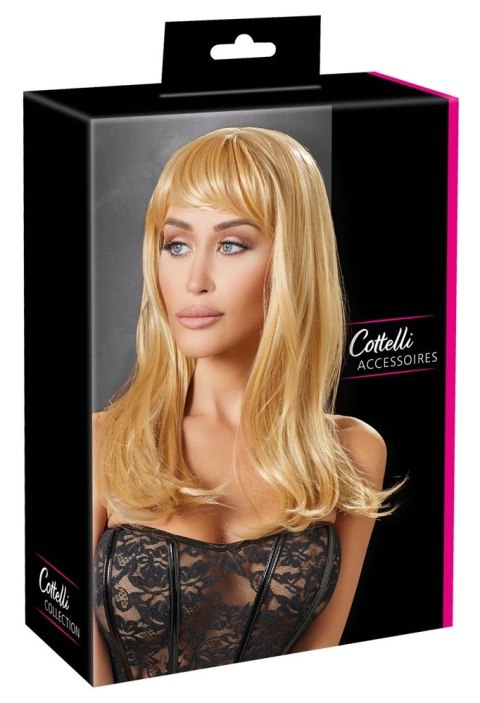 Cottelli ACCESSOIRES - Peruka Z Prostymi Blond Włosami Za Ramiona Cottelli ACCESSOIRES - Peruka Z Prostymi Blond Włosami Za Ramiona