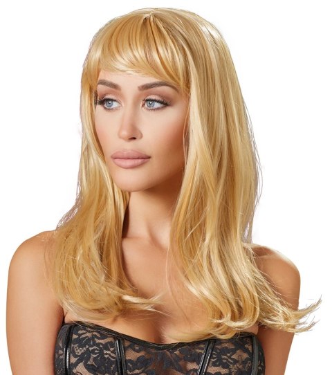 Cottelli ACCESSOIRES - Peruka Z Prostymi Blond Włosami Za Ramiona Cottelli ACCESSOIRES - Peruka Z Prostymi Blond Włosami Za Ramiona