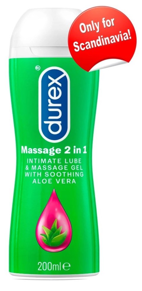 Durex Play 2in1 - Żel Aloesowy Masujący I Smarujący 200ml Durex Play 2in1 - Żel Aloesowy Masujący I Smarujący 200ml