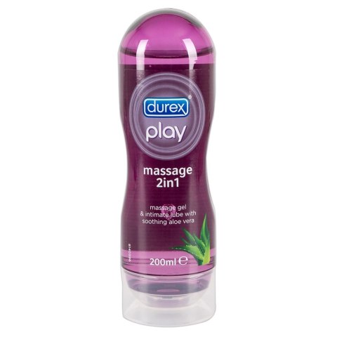 Durex Play 2in1 - Żel Aloesowy Masujący I Smarujący 200ml Durex Play 2in1 - Żel Aloesowy Masujący I Smarujący 200ml