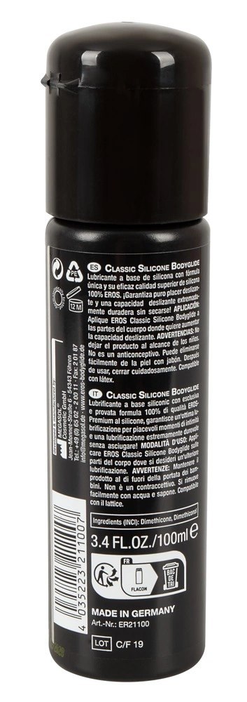 EROS - Klasyczny Silikonowy Lubrykant 100 ml EROS - Klasyczny Silikonowy Lubrykant 100 ml