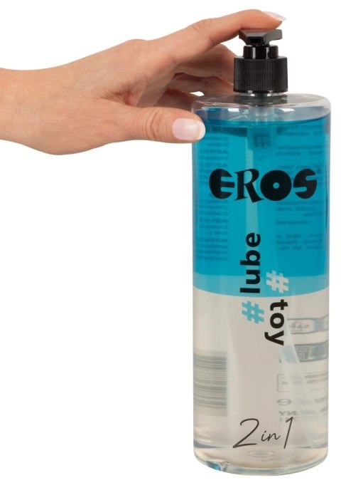 EROS Lubrykant 2w1 na bazie wody z pantenolem 1000 ml do akcesoriow EROS Lubrykant 2w1 na bazie wody z pantenolem 1000 ml do akcesoriow