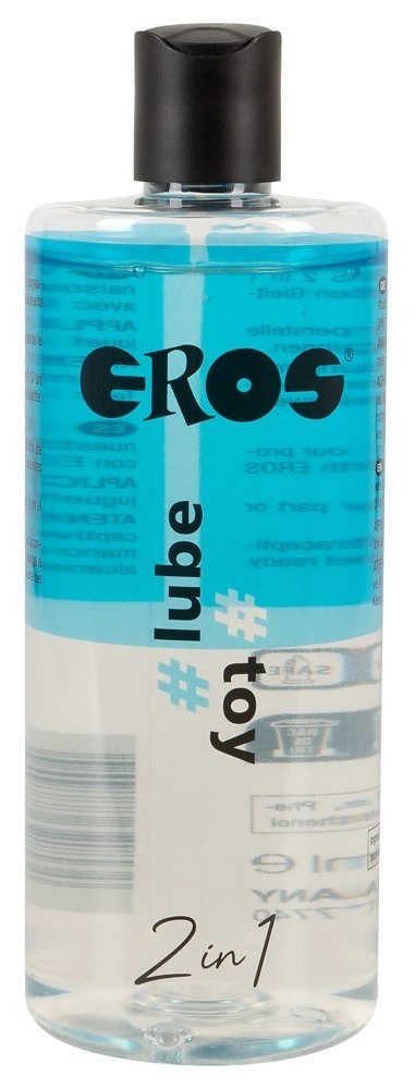 EROS 2w1 Lubrykant na bazie wody 500 ml z pantenolem, do akcesoriow i kontaktu EROS 2w1 Lubrykant na bazie wody 500 ml z pantenolem, do akcesoriow i kontaktu